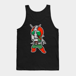 Kamen Rider V3 Chibi Style Kawaii Tank Top